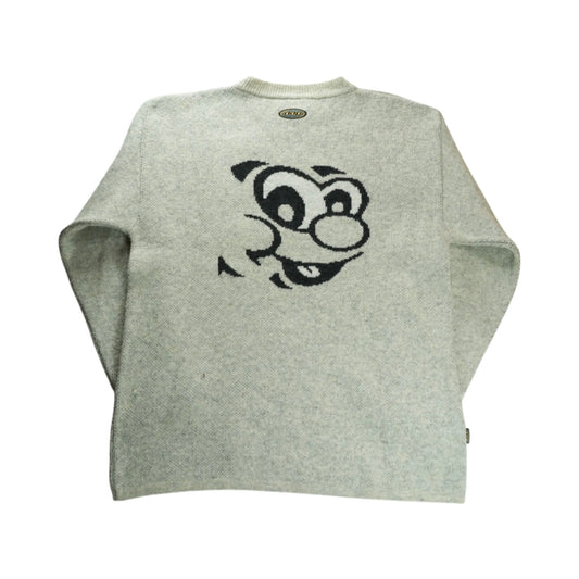 ddp Back Graphic Knit Sweater