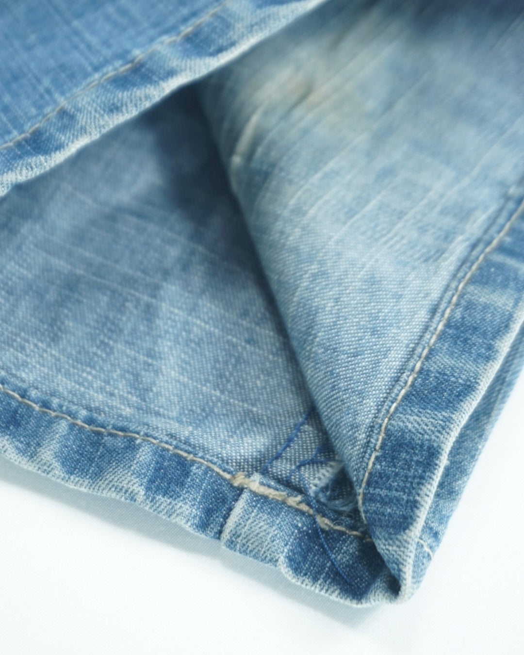 Marithé + François Girbaud Faded Indigo Denim Pants