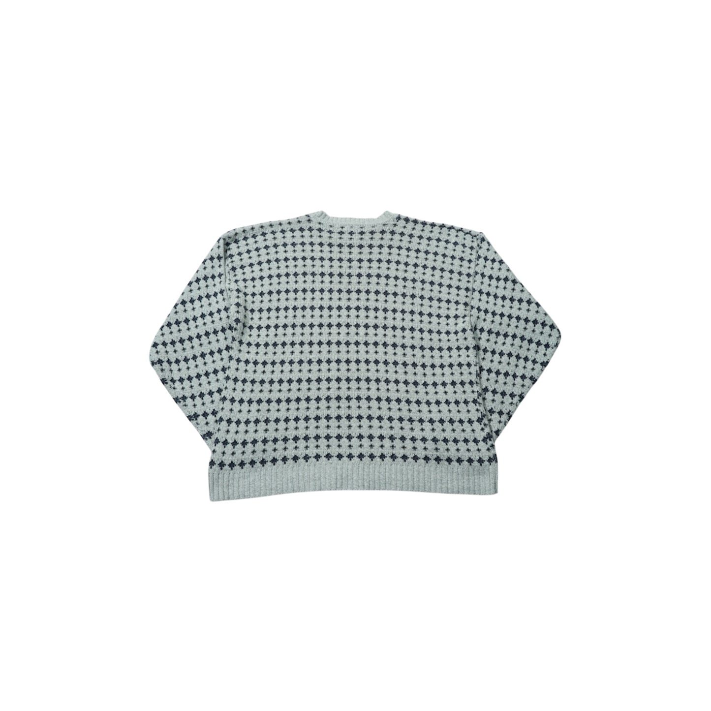 TOWNCRAFT Geometric Pattern Knit Sweater