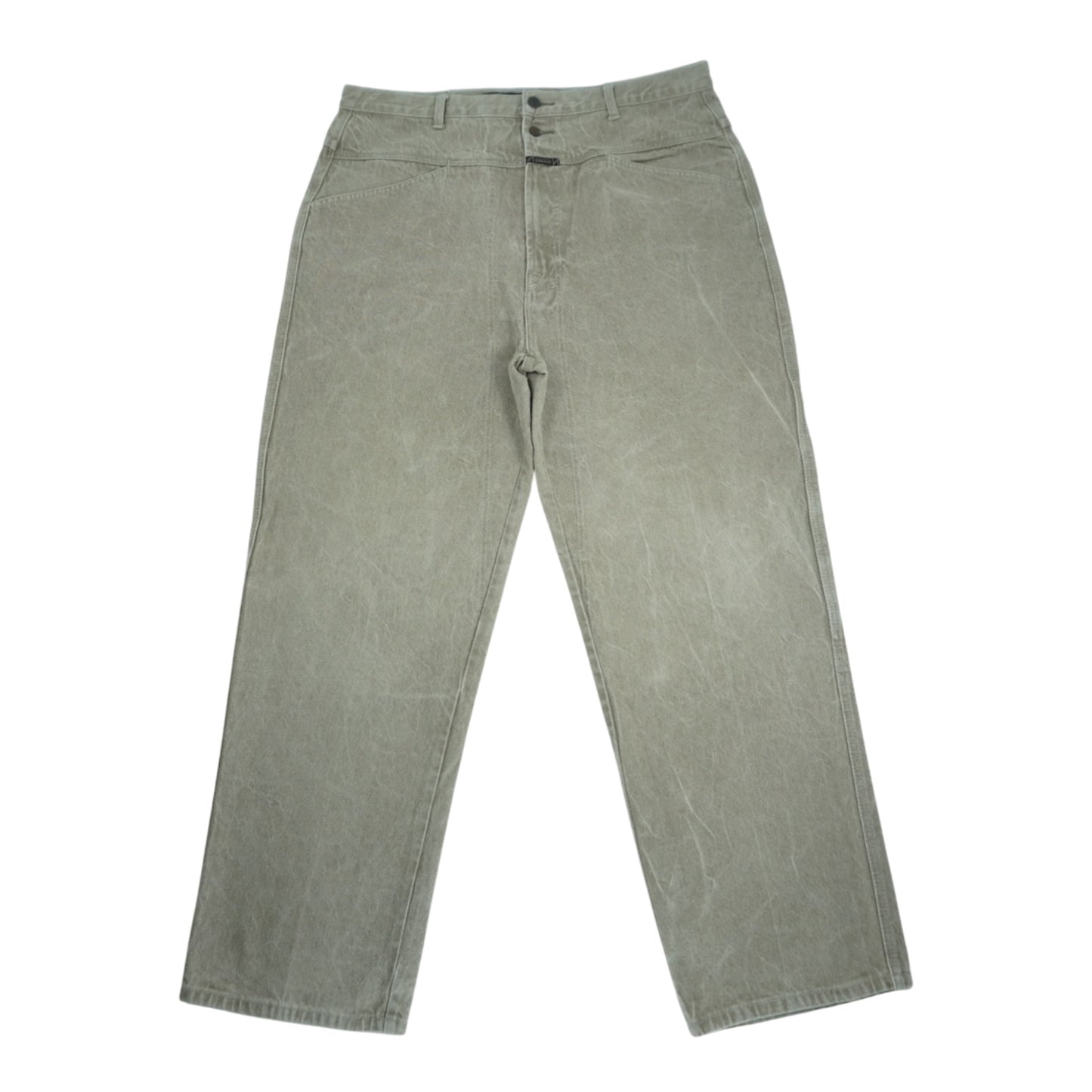 Marithé + François Girbaud BLUE Brand X Authentic Fit Beige Denim Pants