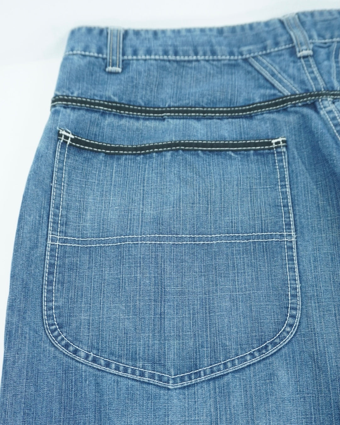 Marithé + François Girbaud Faded Indigo Denim Pants