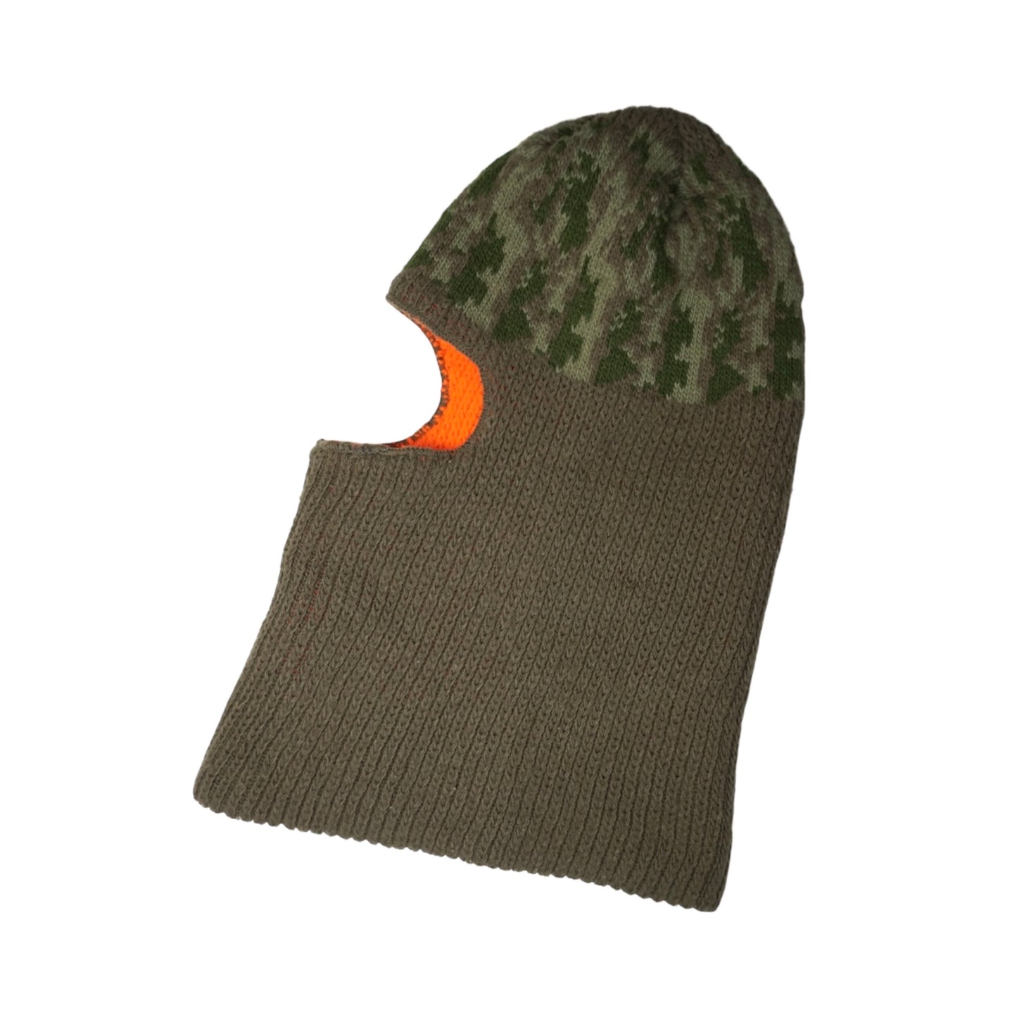 Knit Full Face Balaclava Camo