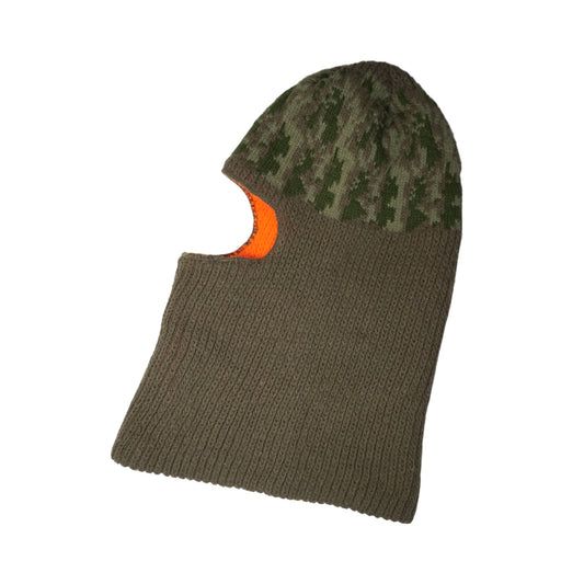 Knit Full Face Balaclava Camo