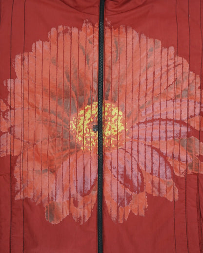 Crimson Bloom Padded Jacket