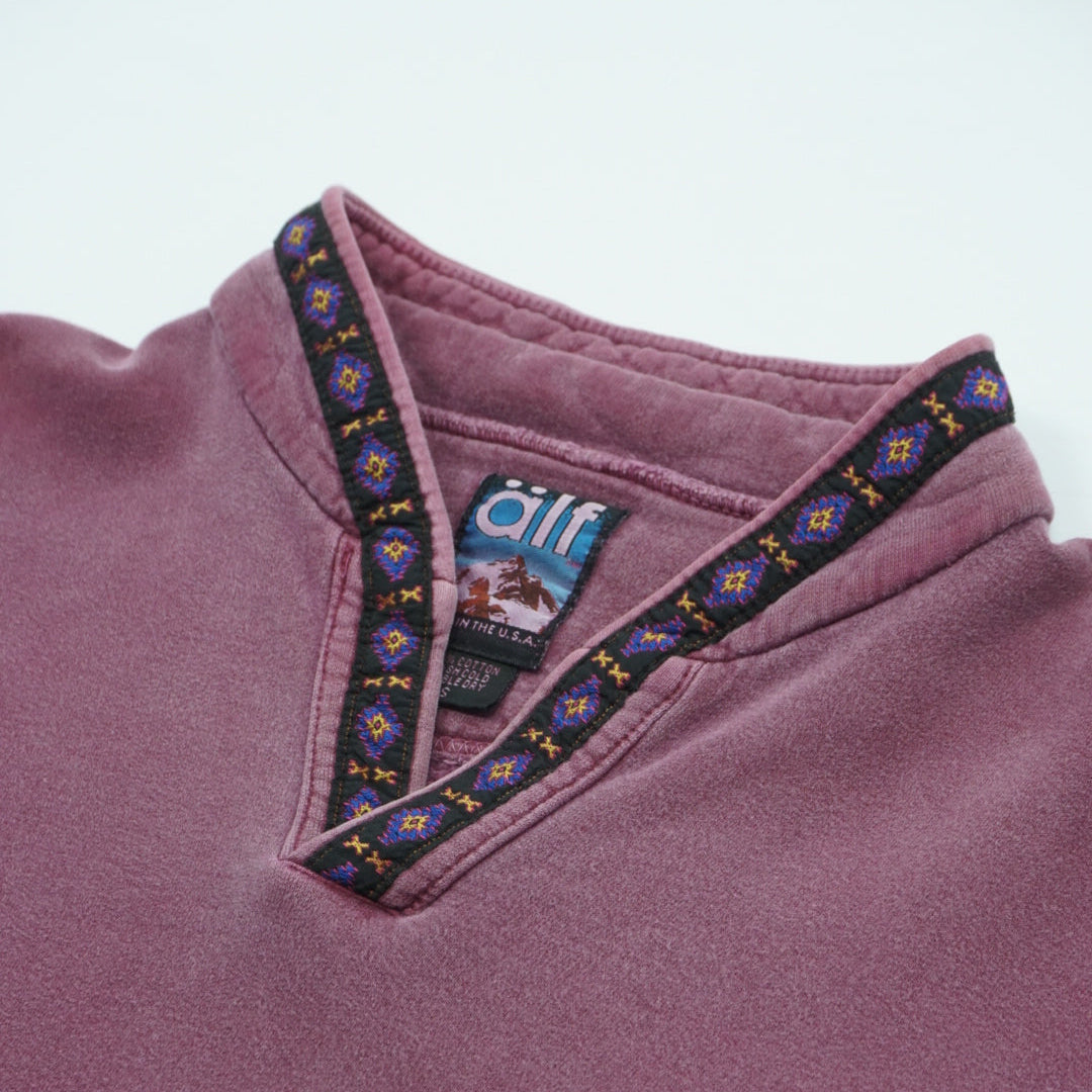 älf USA Made V-Neck Fleece Pullover