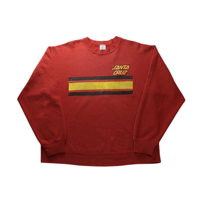 Santa Cruz Stripe Crewneck Sweatshirt