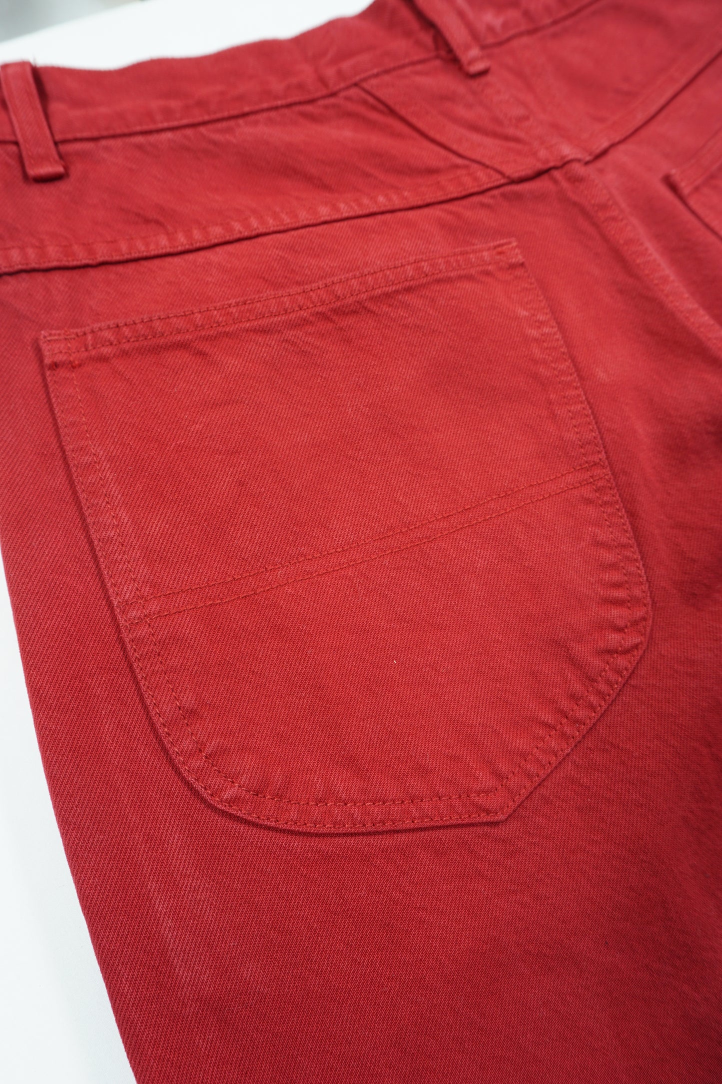 Marithé + François Girbaud Work Chino – Deep Red Garment Dye