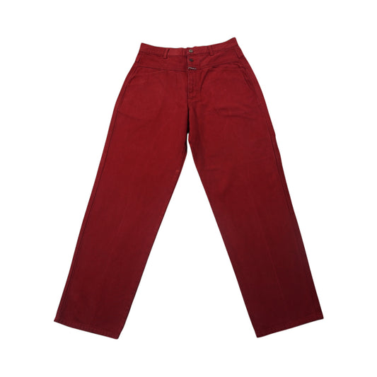 Marithé + François Girbaud Work Chino – Deep Red Garment Dye