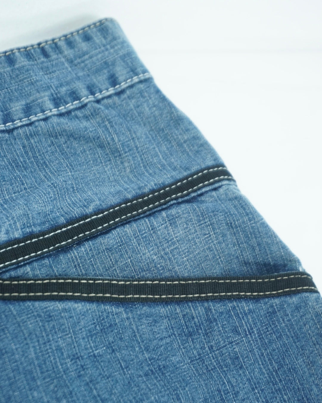 Marithé + François Girbaud Faded Indigo Denim Pants