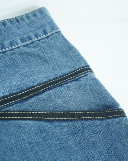 Marithé + François Girbaud Faded Indigo Denim Pants