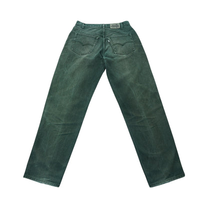 Levi’s Silvertab “LOOSE” – Green Denim Fade (1990s–2000s)