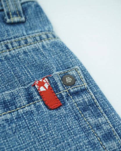 SOUTHPOLE Faded Indigo Straight Denim Jeans