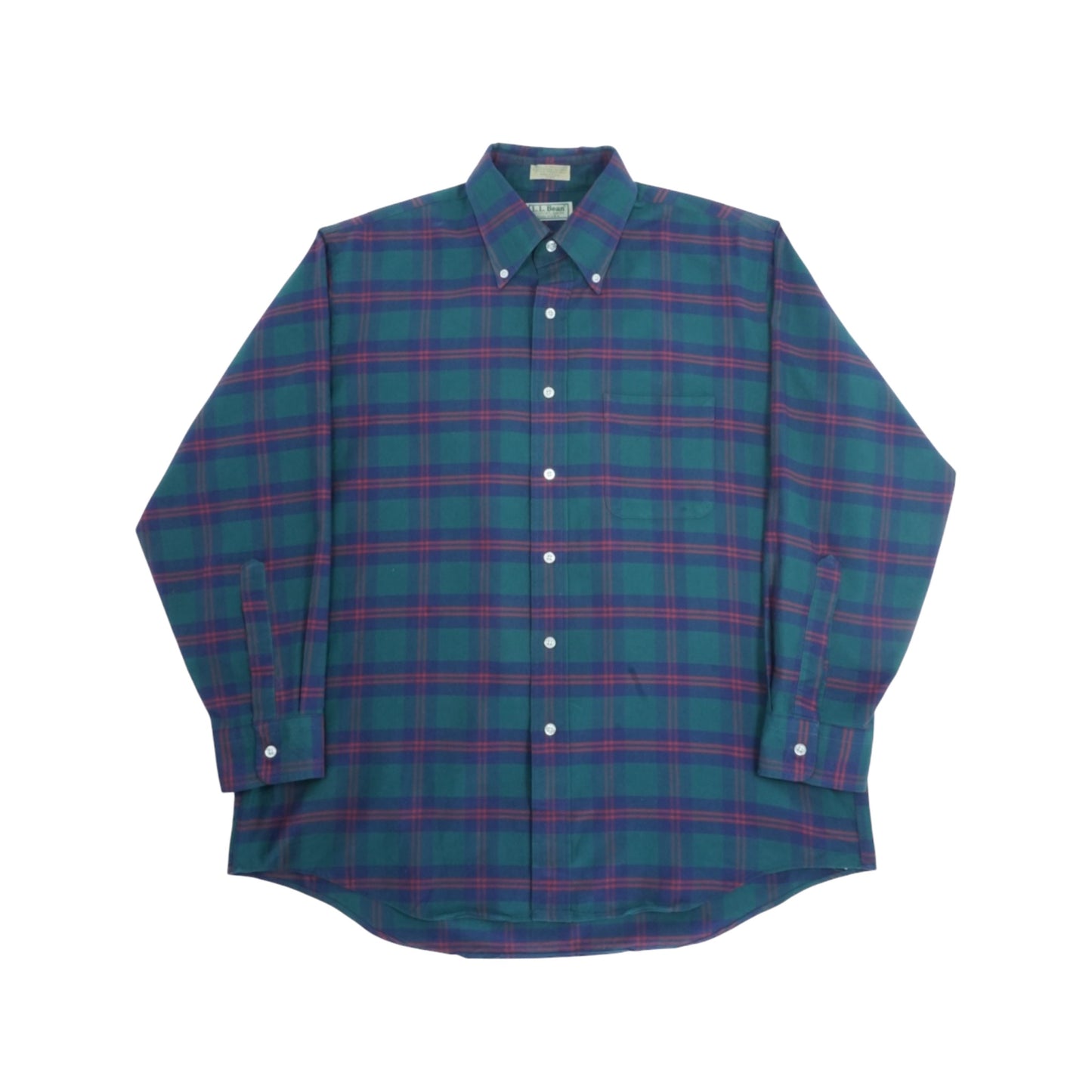 L.L.Bean Plaid Button-Down Shirt
