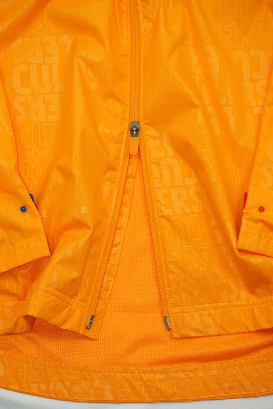 Nike × FC Barcelona Orange Hooded Jacket
