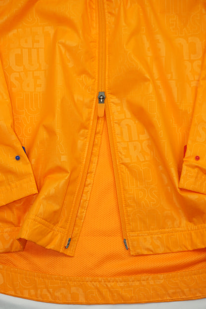 Nike × FC Barcelona Orange Hooded Jacket