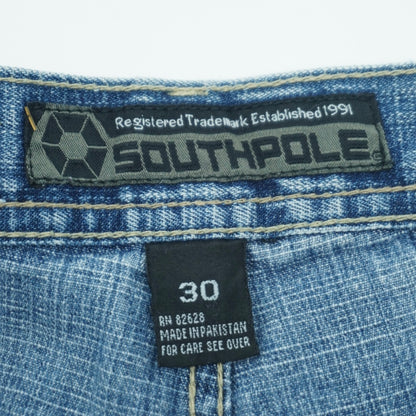 SOUTHPOLE Faded Indigo Straight Denim Jeans