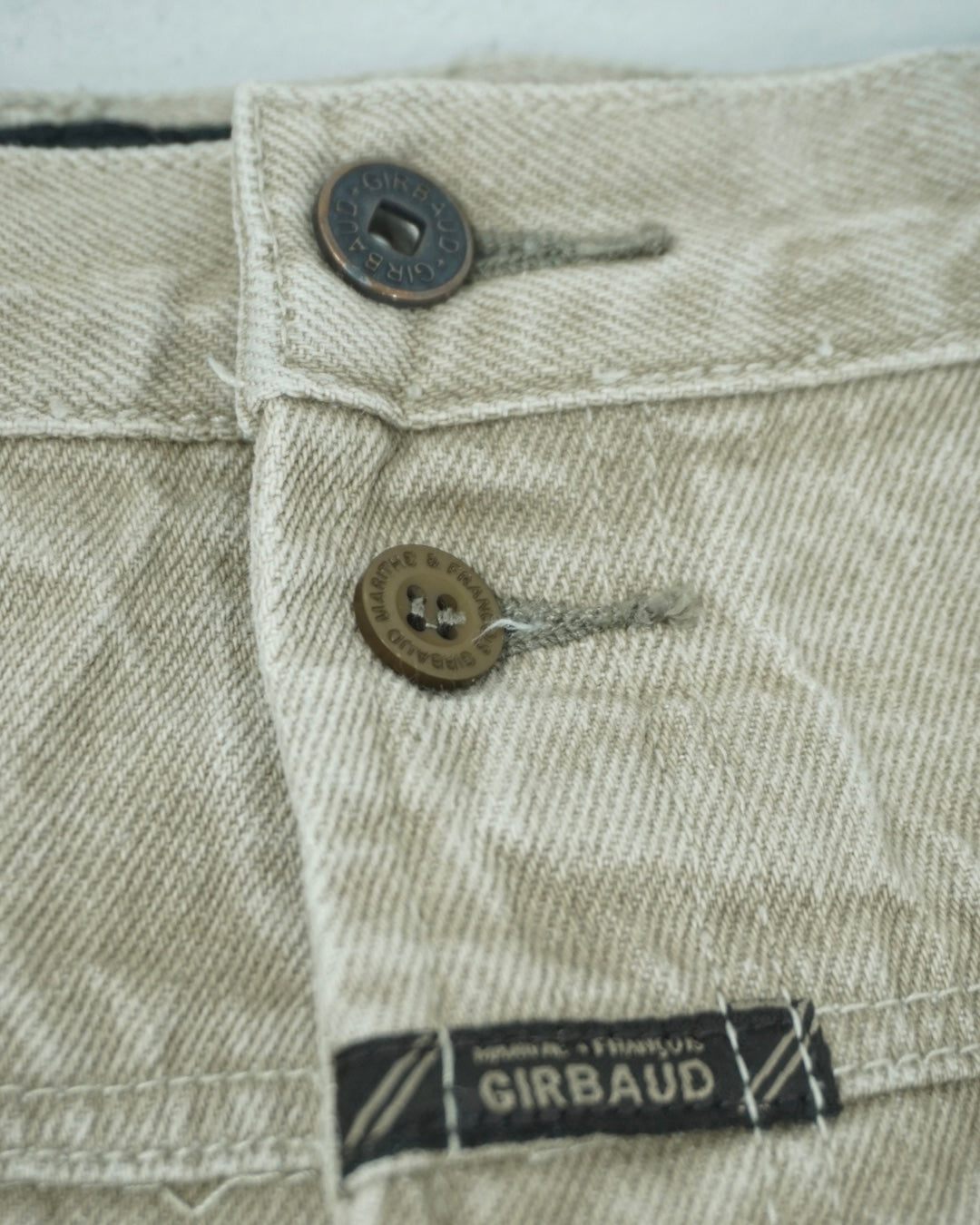 Marithé + François Girbaud BLUE Brand X Authentic Fit Beige Denim Pants