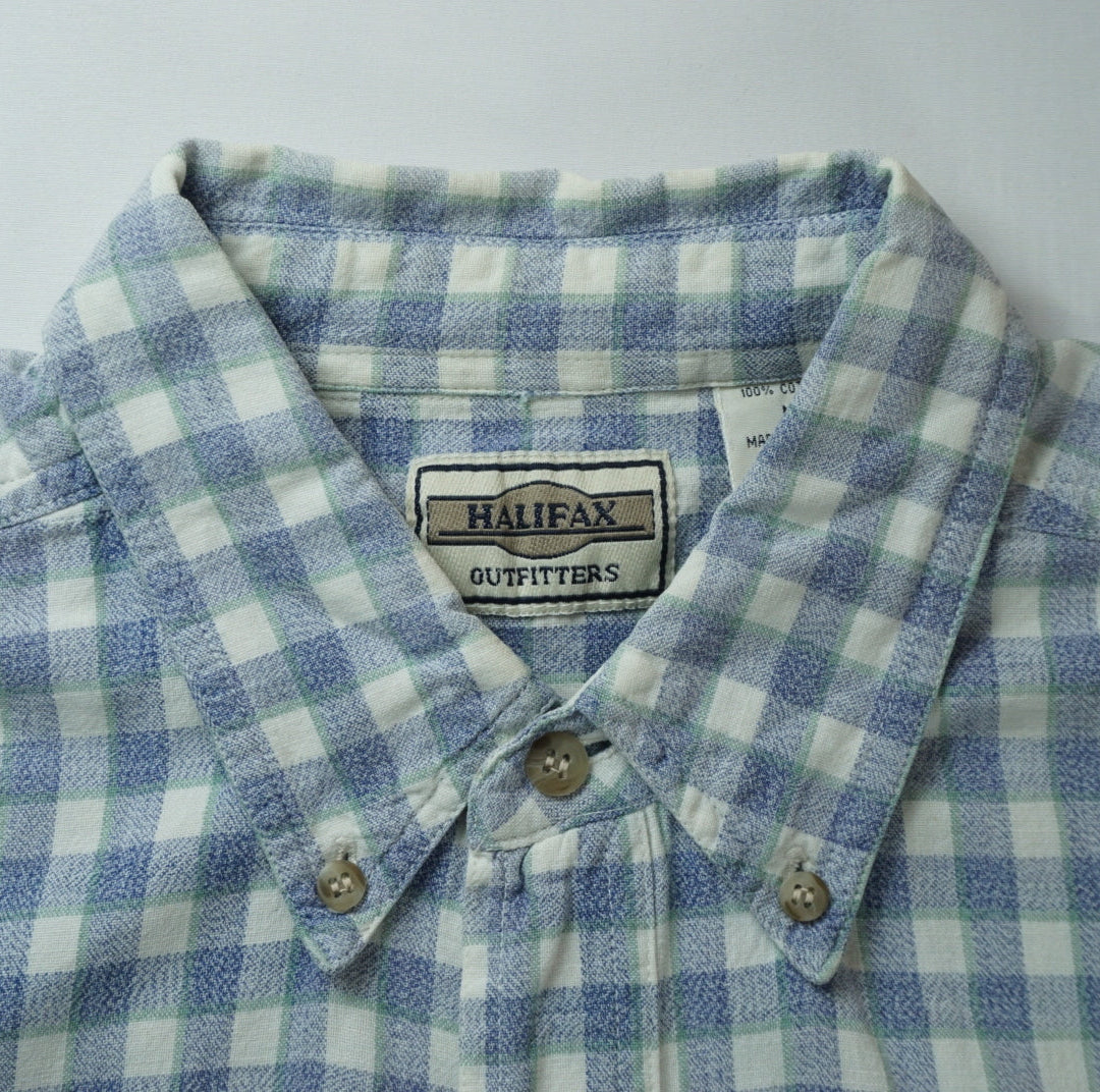 Hallmark Outfitters Light Blue Gingham Shirt