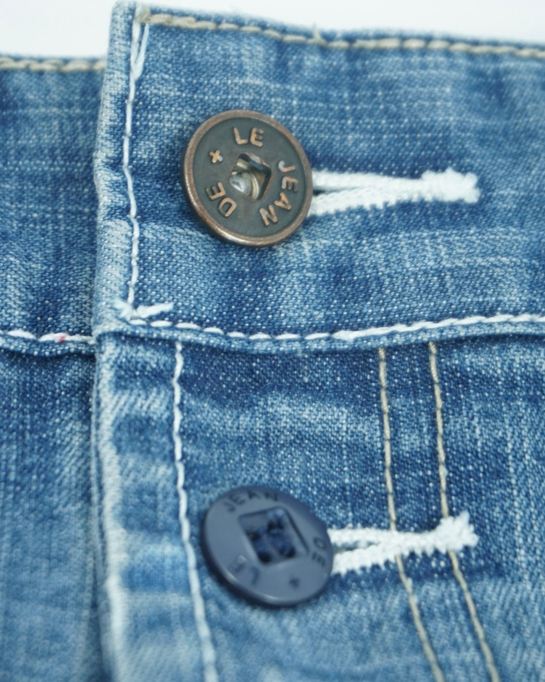 Marithé + François Girbaud Faded Indigo Denim Pants