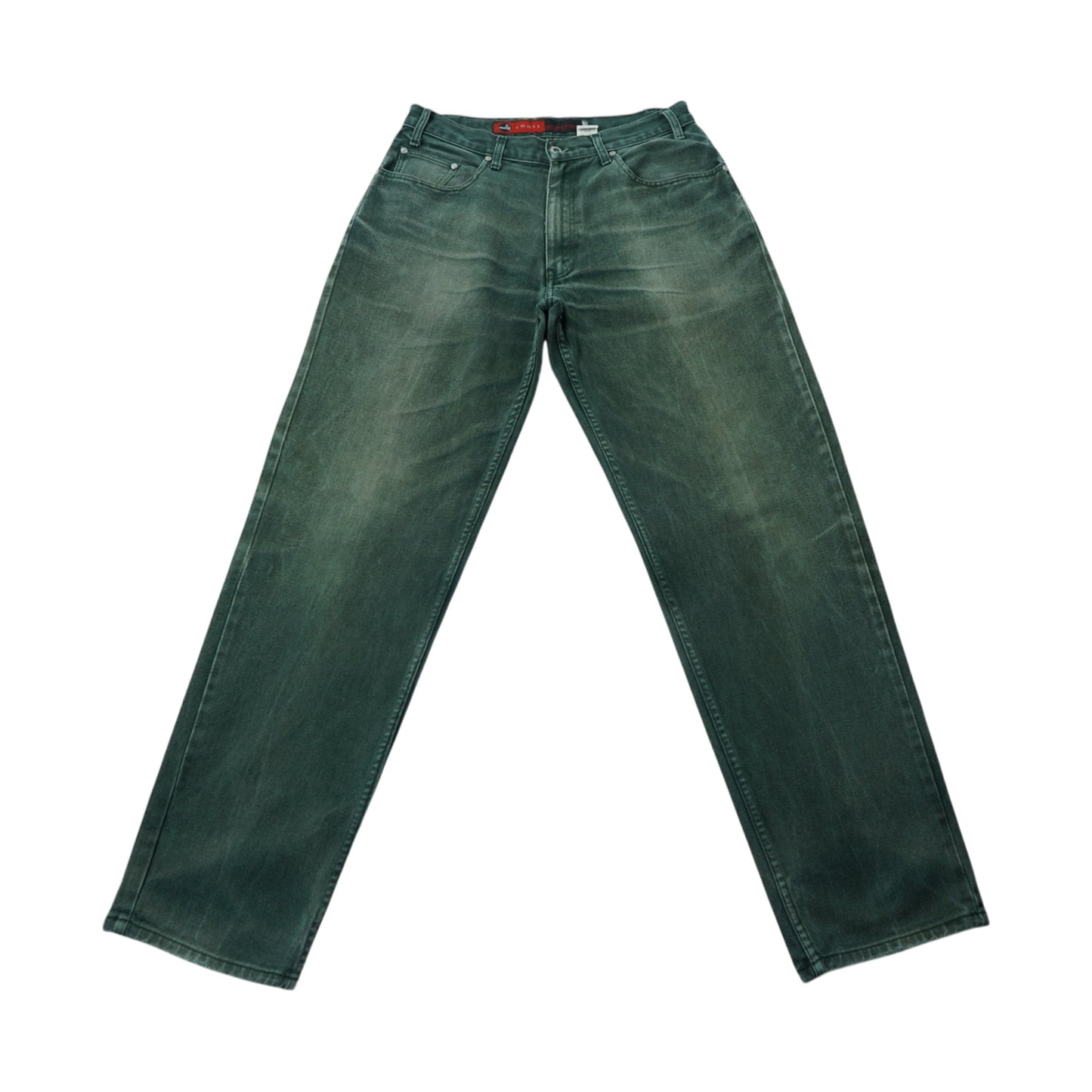Levi’s Silvertab “LOOSE” – Green Denim Fade (1990s–2000s)