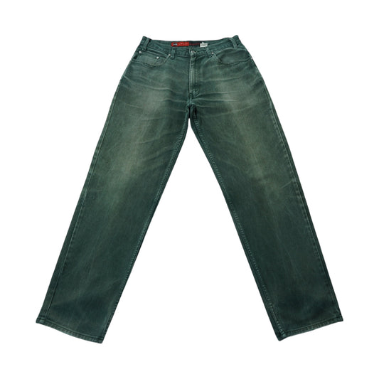 Levi’s Silvertab “LOOSE” – Green Denim Fade (1990s–2000s)