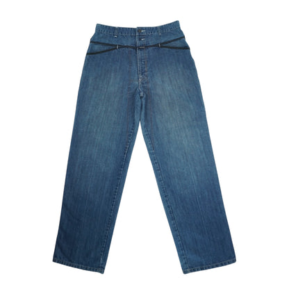 Marithé + François Girbaud Faded Indigo Denim Pants