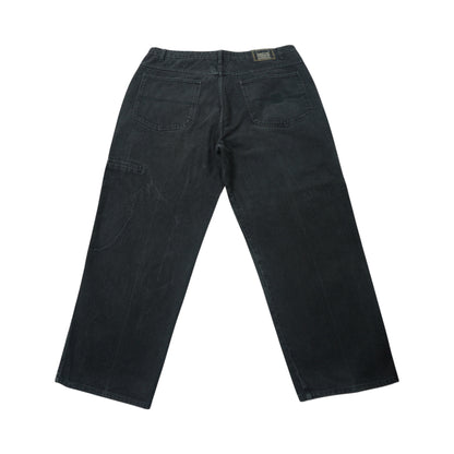 Marithé + François Girbaud Black Wide Denim – 1990s–2000s