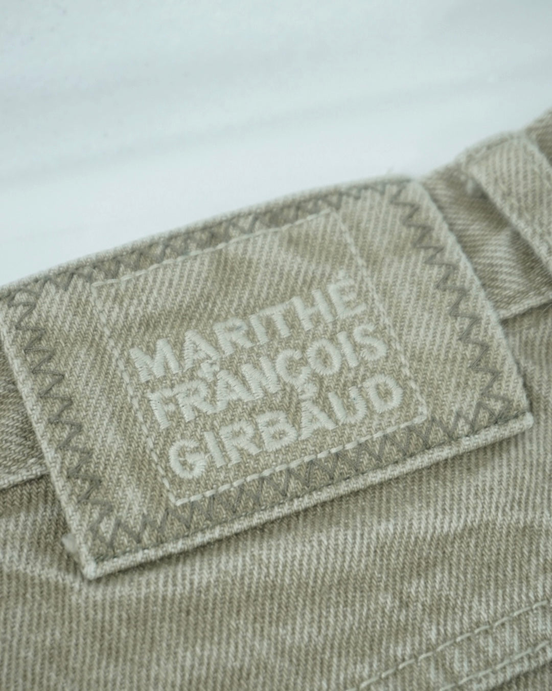 Marithé + François Girbaud BLUE Brand X Authentic Fit Beige Denim Pants
