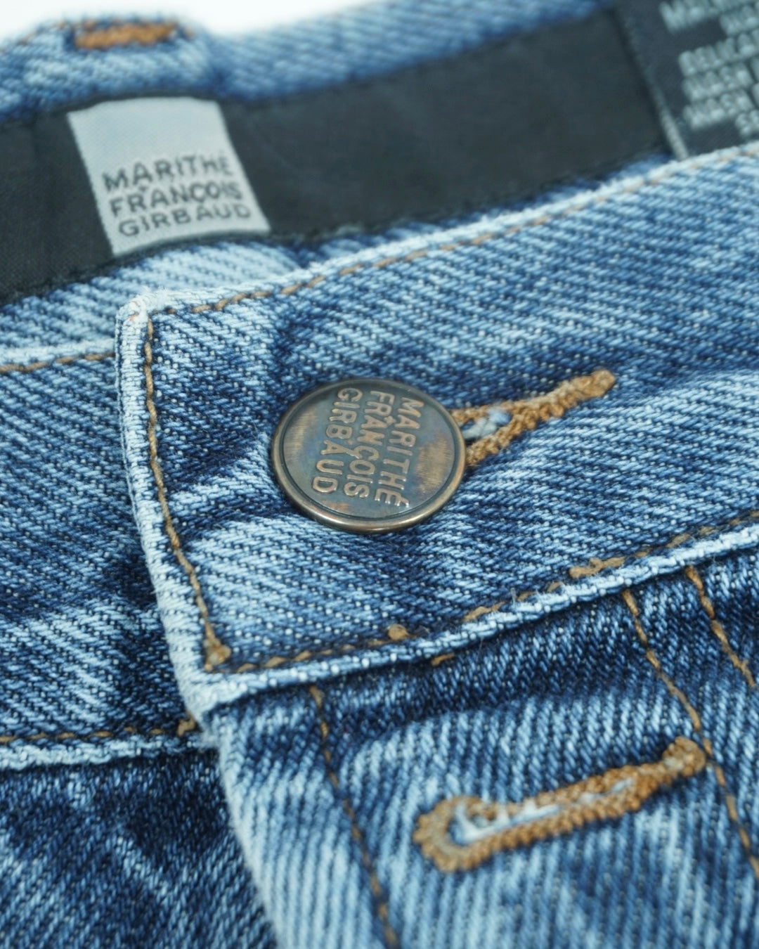 Marithé François Girbaud Sculpted Denim Pants