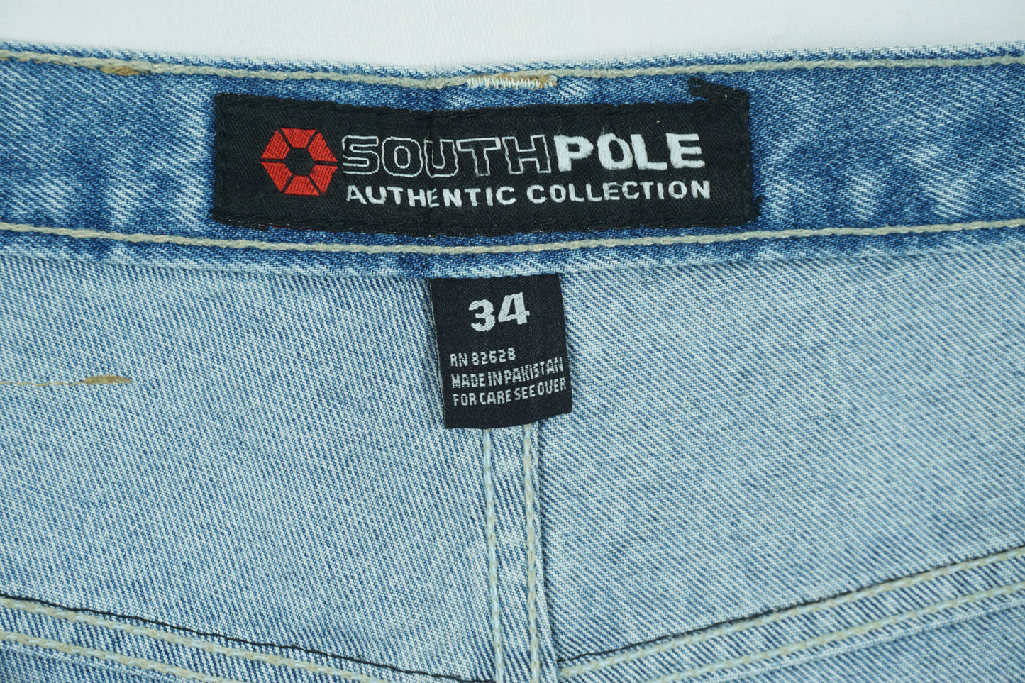 Southpole Wide Straight Denim Pants – Light Blue