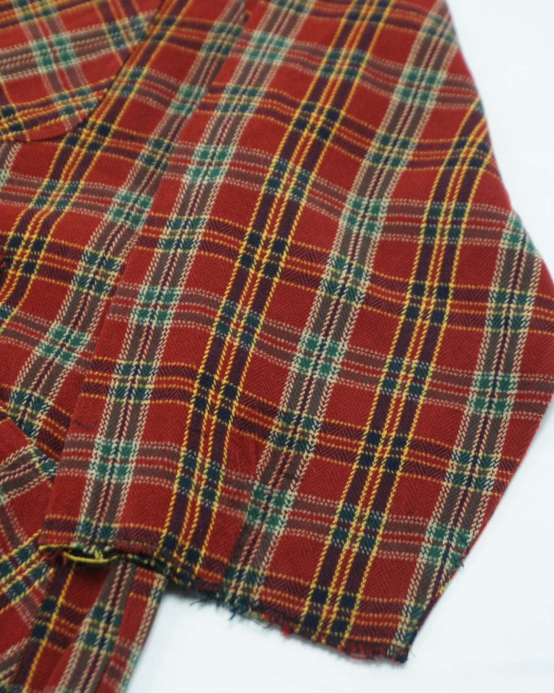 Vintage Red Plaid Work Shirt