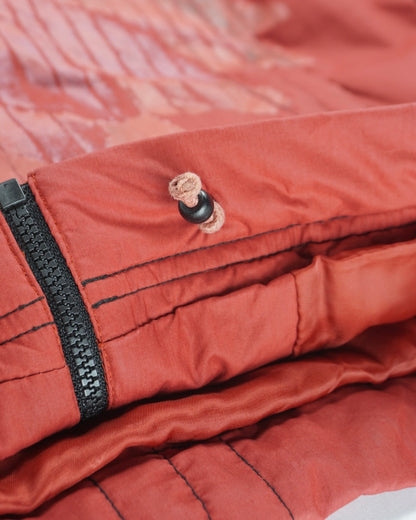 Crimson Bloom Padded Jacket