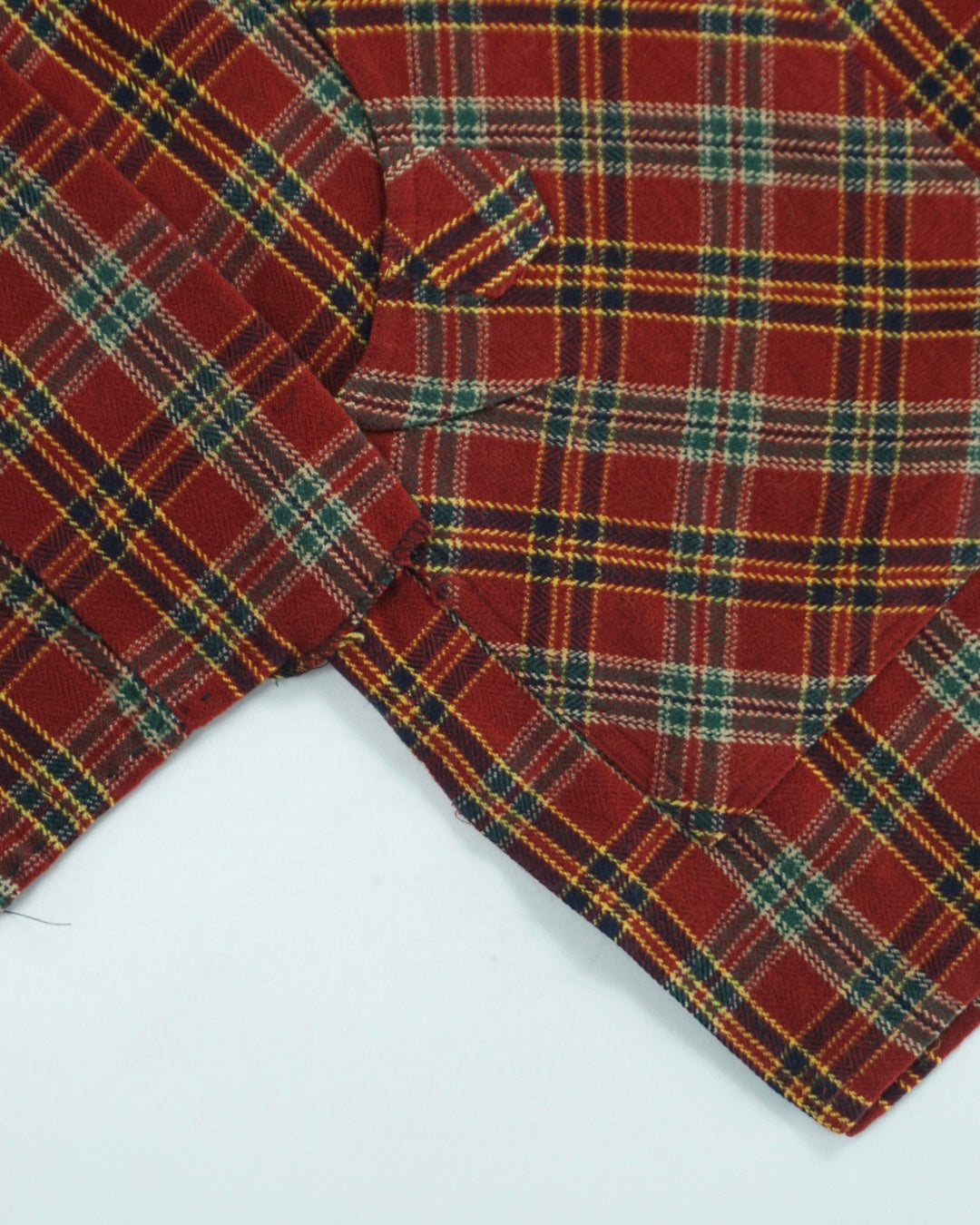 Vintage Red Plaid Work Shirt