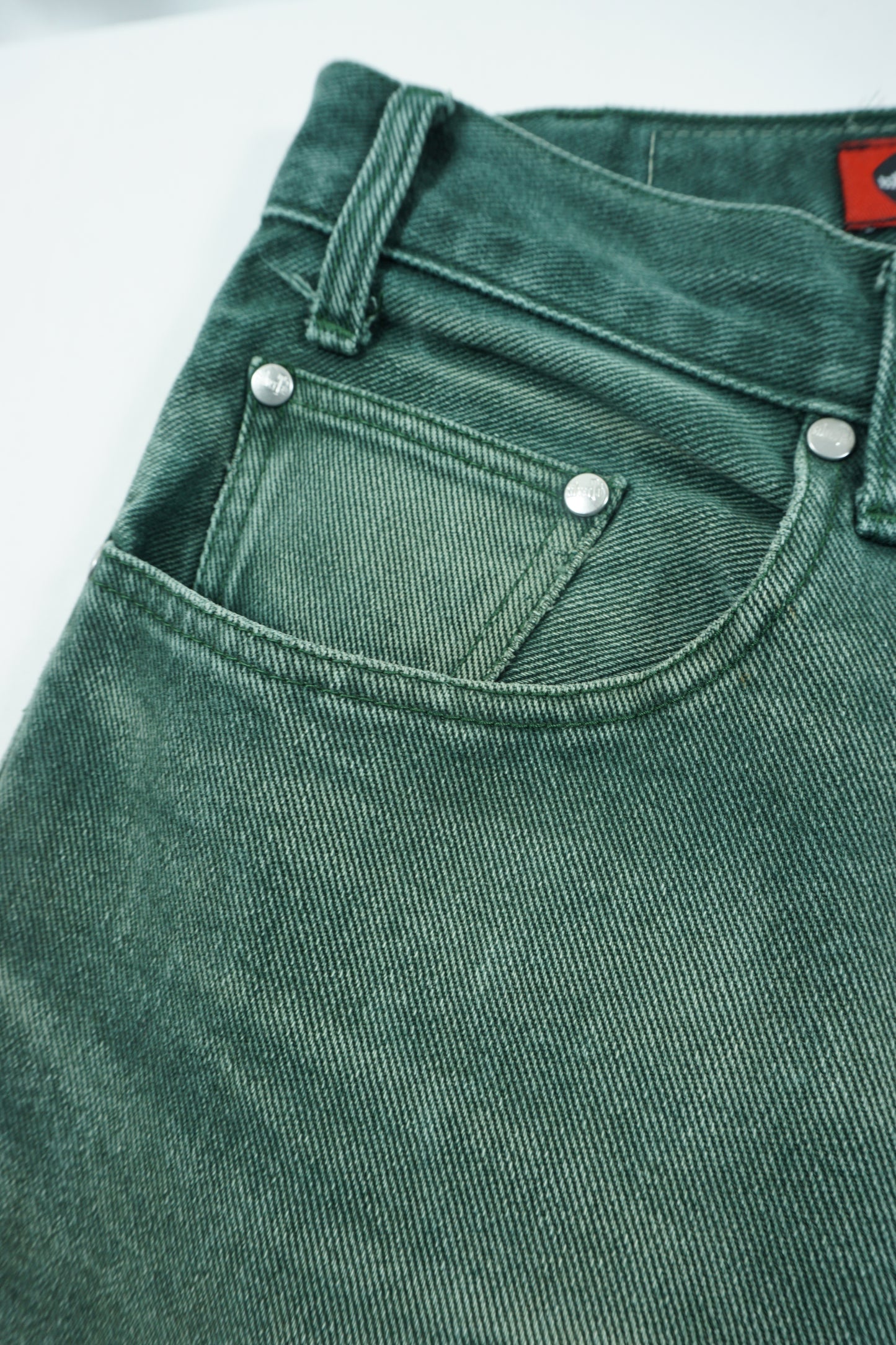 Levi’s Silvertab “LOOSE” – Green Denim Fade (1990s–2000s)