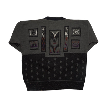 J.J. COCHRAN USA Native Wolf Art Knit