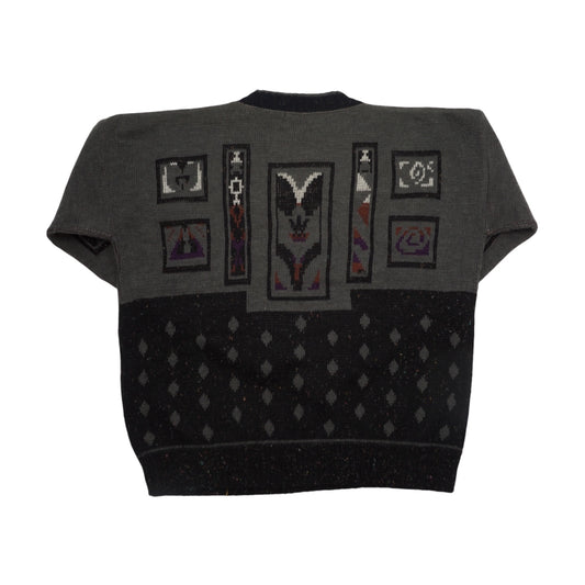 J.J. COCHRAN USA Native Wolf Art Knit