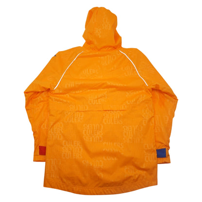 Nike × FC Barcelona Orange Hooded Jacket