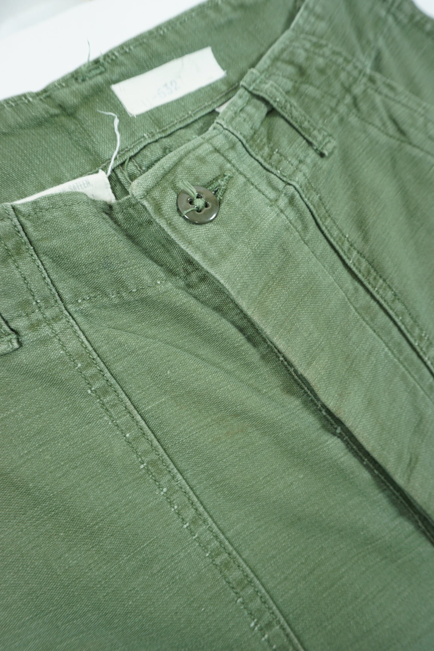 U.S. Army Utility Pants – OG-107 Cotton Sateen (1960s–70s)