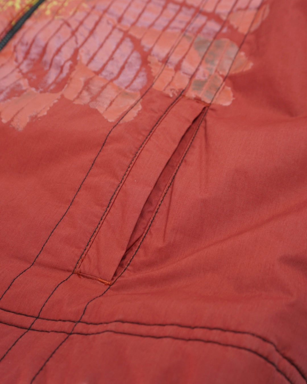 Crimson Bloom Padded Jacket