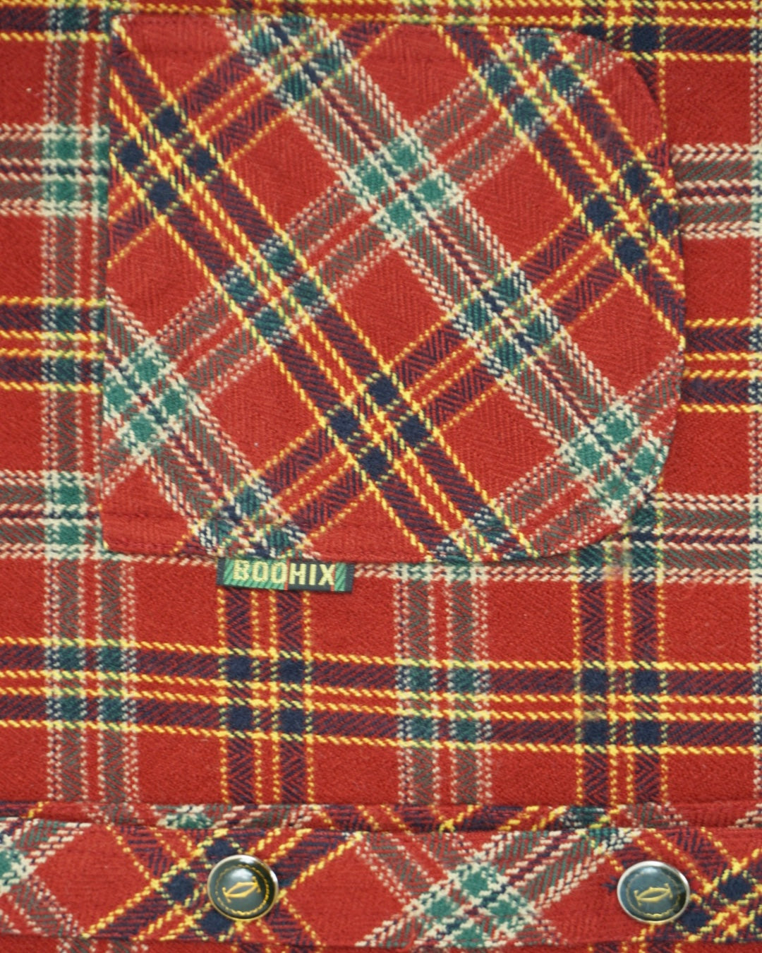 Vintage Red Plaid Work Shirt