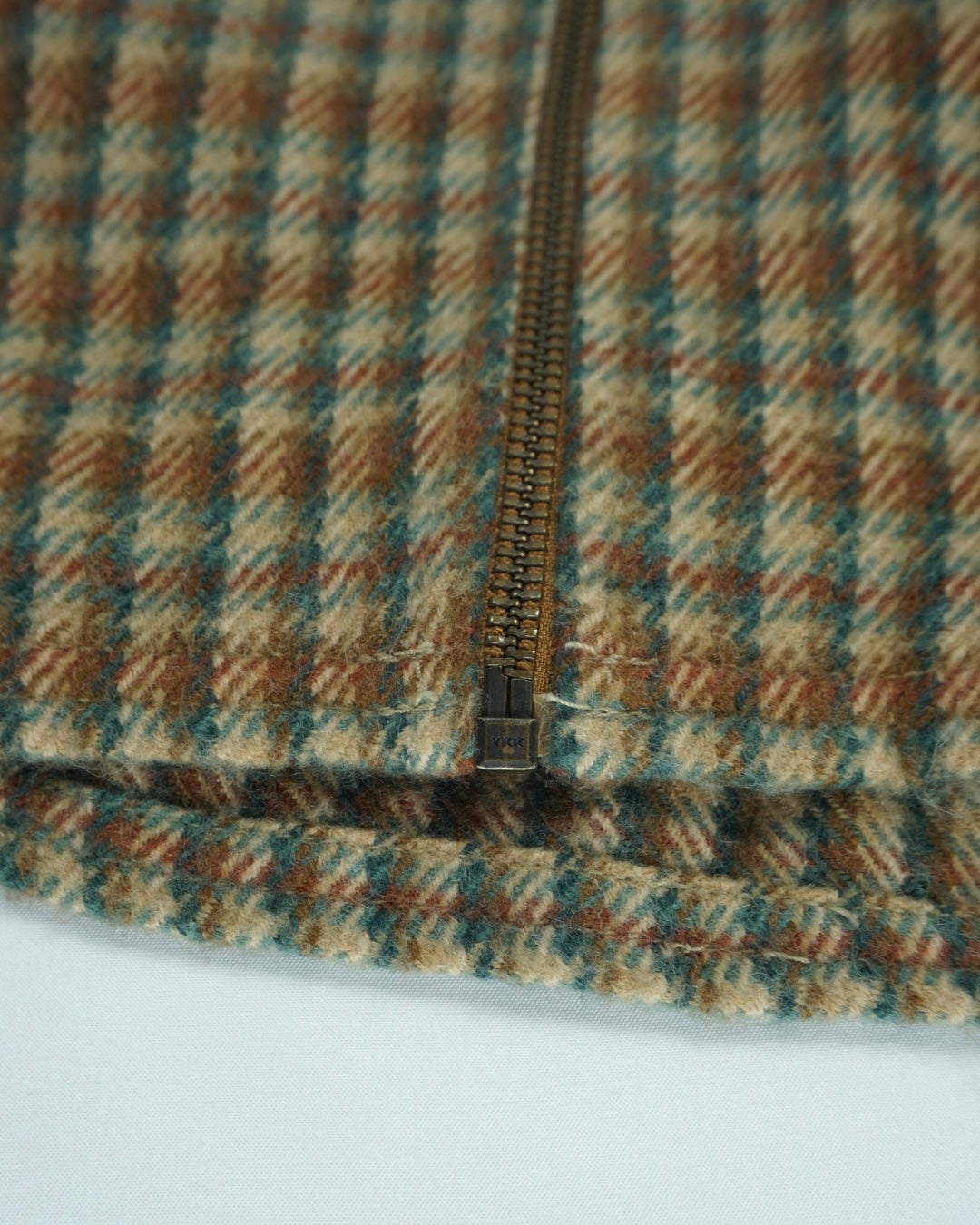 Woolrich Plaid Wool Zip Jacket