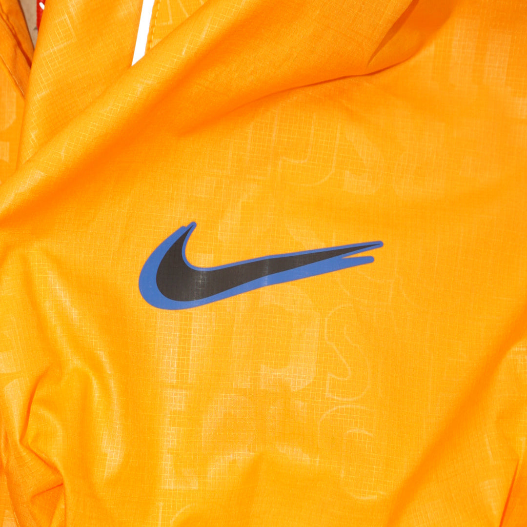 Nike × FC Barcelona Orange Hooded Jacket – The Three Knocks