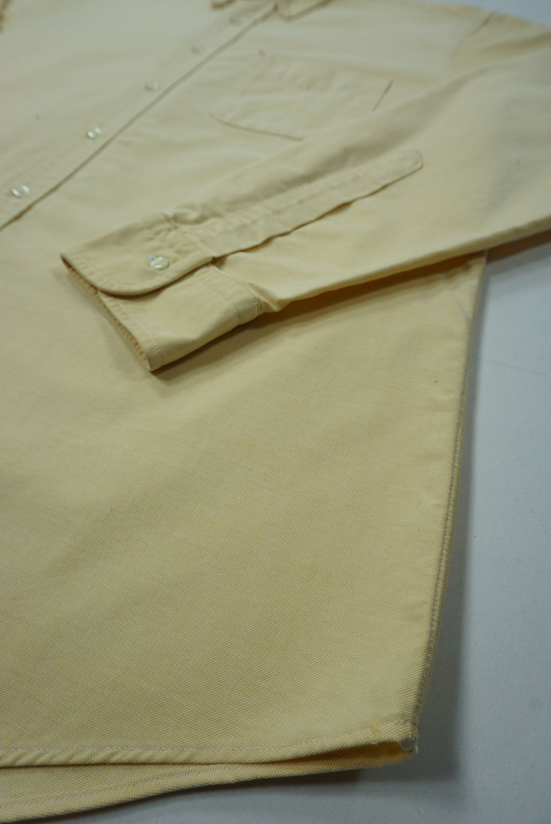 Brooks Brothers Oxford Shirt – Pale Yellow