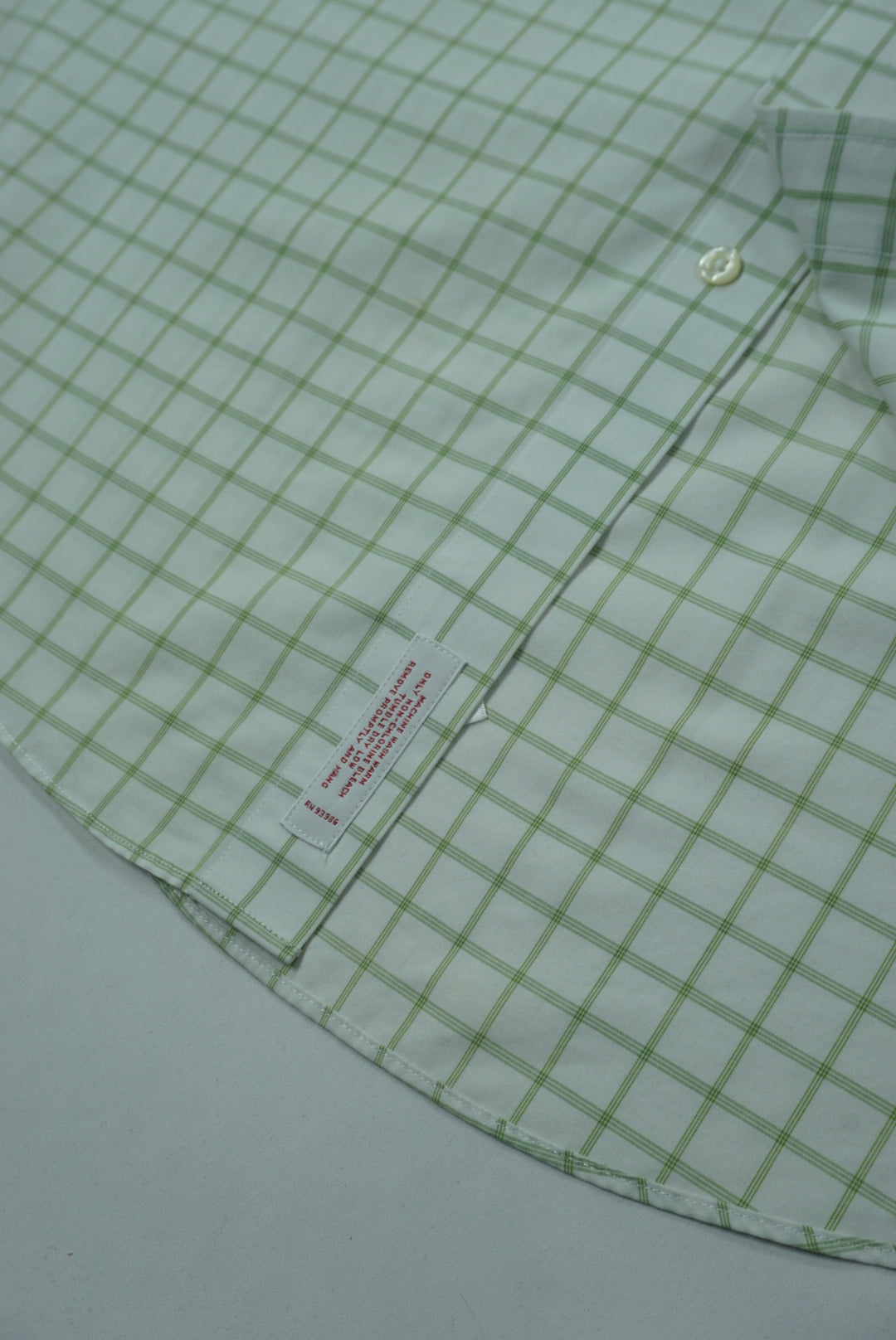 Brooks Brothers Button Down Shirt – Pale Mint Grid