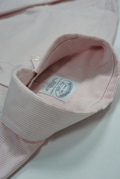Brooks Brothers Pink Stripe Oxford B.D Shirt – 14½-32