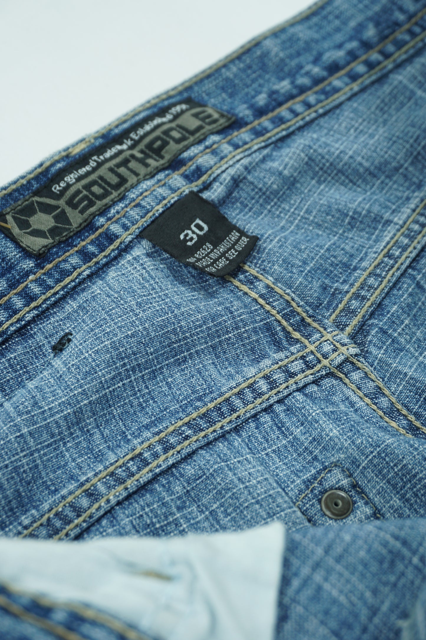 Southpole “3180” Baggy Denim – Light Wash Y2K Style