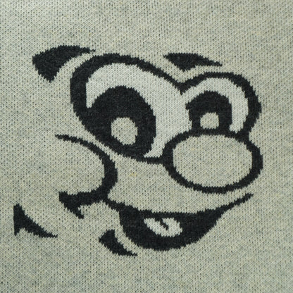 ddp Back Graphic Knit Sweater