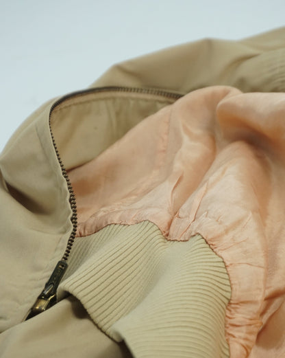 CAMPUS Beige Zip Jacket 70s
