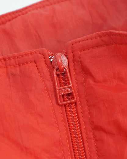 France Print Red Track Zip Jacket with Stripe Detail