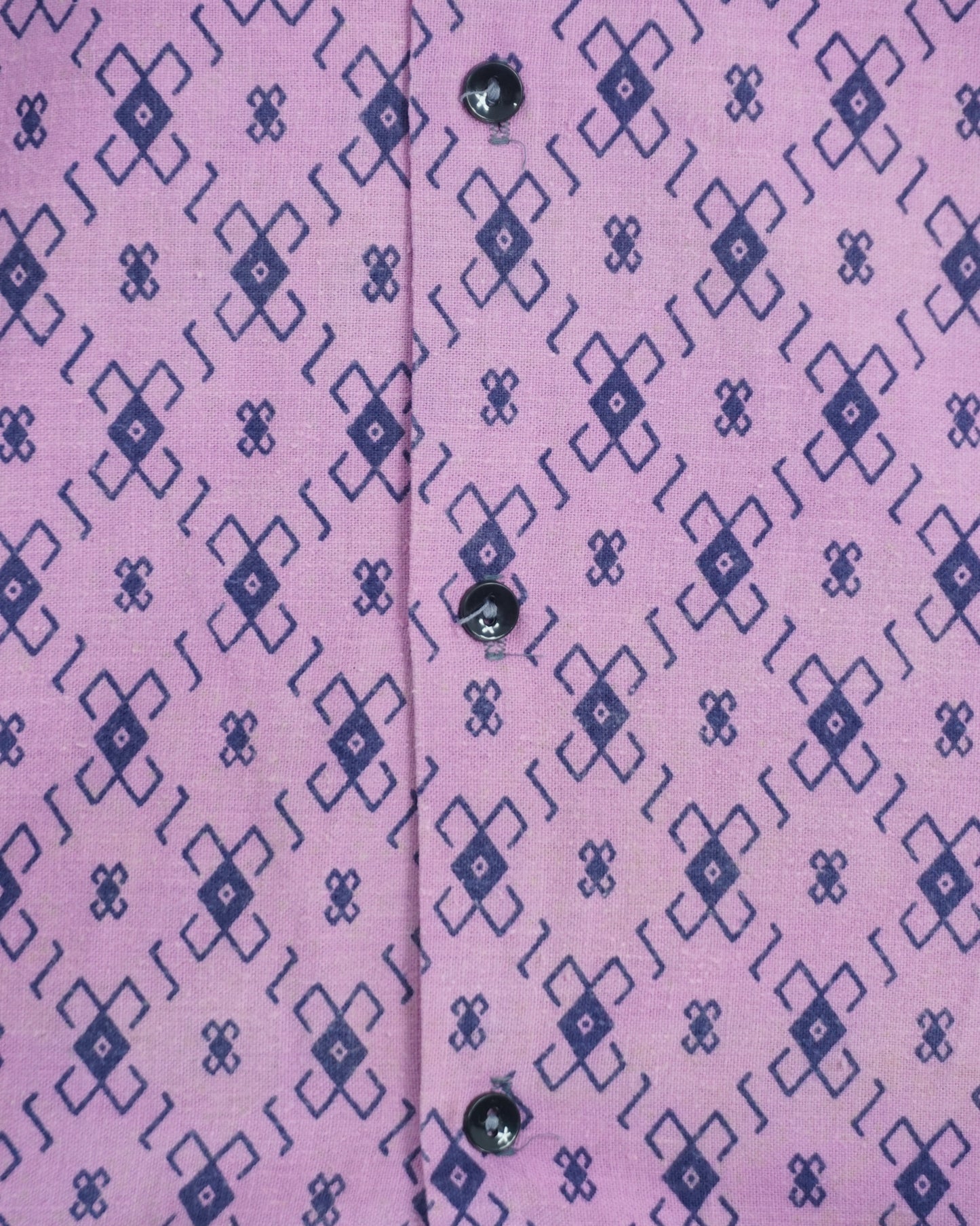 Geometric Pattern Pink Shirt